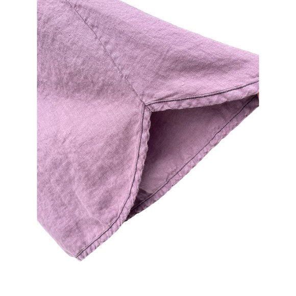 Cynthia Ashby women’s Large L Linen Lavander Pants Lagenlook Art to Wear - Picture 6 of 16